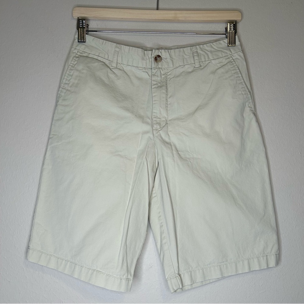 Polo by Ralph Lauren Boy’s Cream Flat Front Shorts Chino Size 18